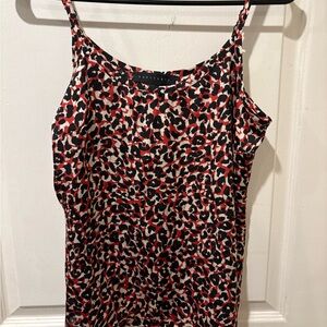 Sanctuary Red and Black Leopard Print Camisole